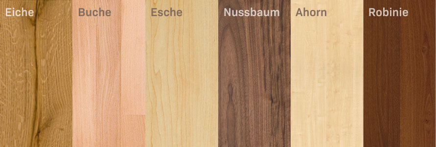 Holzarten Boden Unterschiede